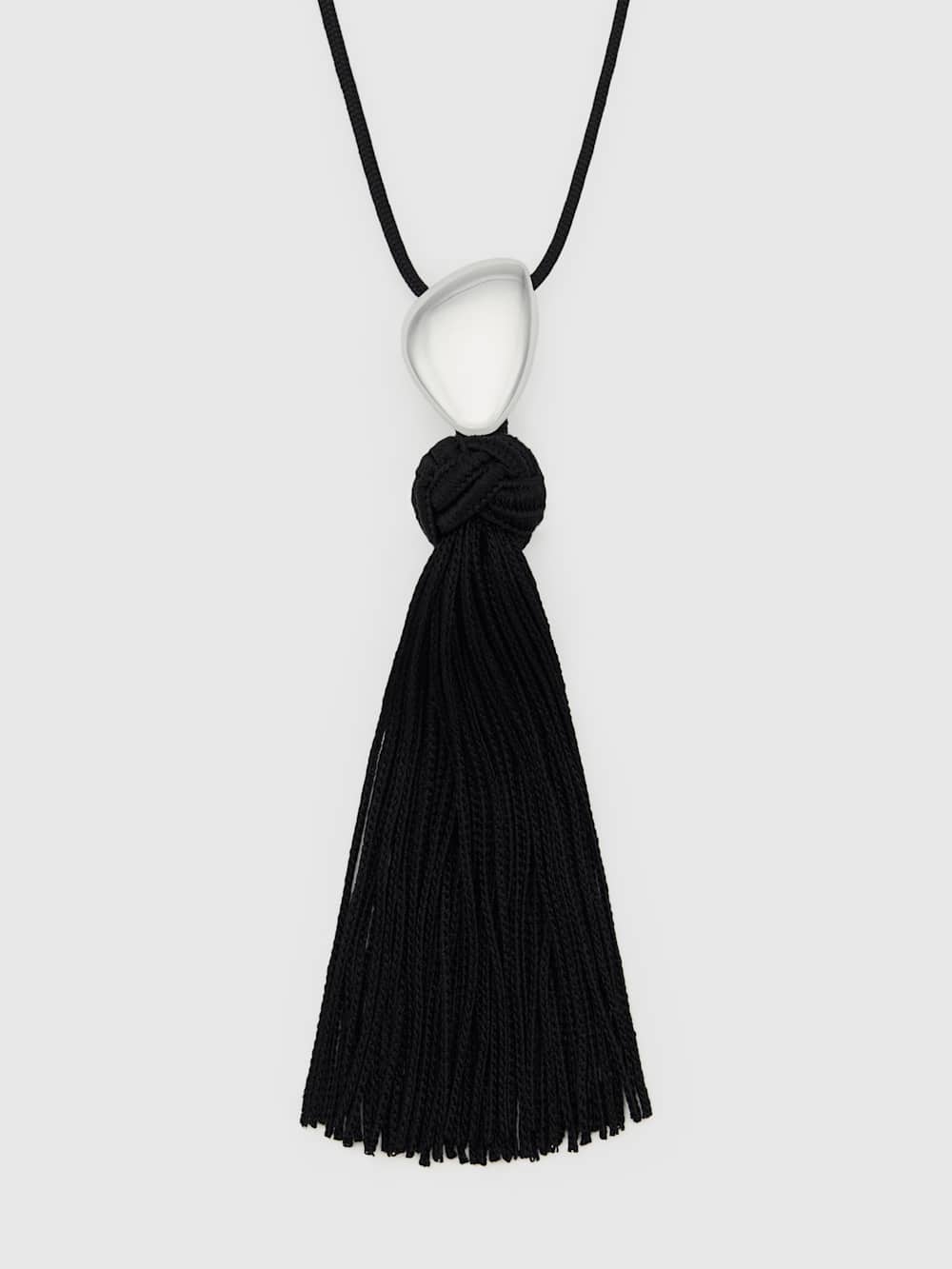 Dolores Tassel Necklace - Silver